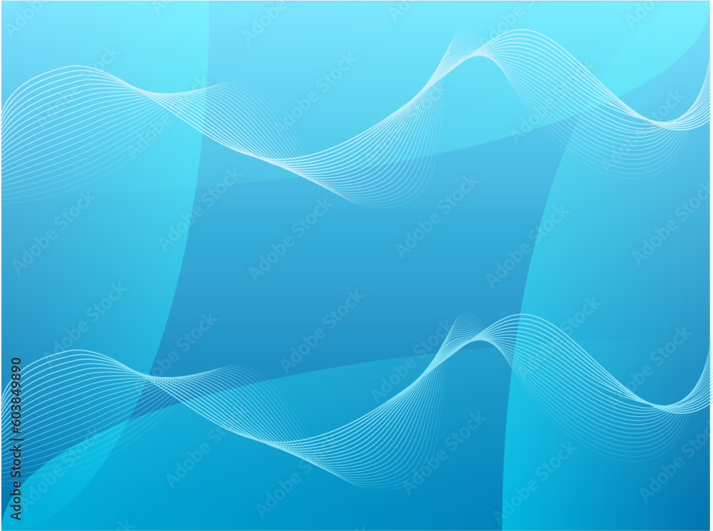 Poster vector illustration of a waves abstract background. included files: eps (v8), ai (cs2), pdf and hi-r