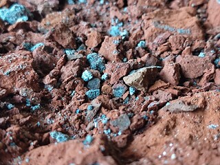 close up of a pile of salt
