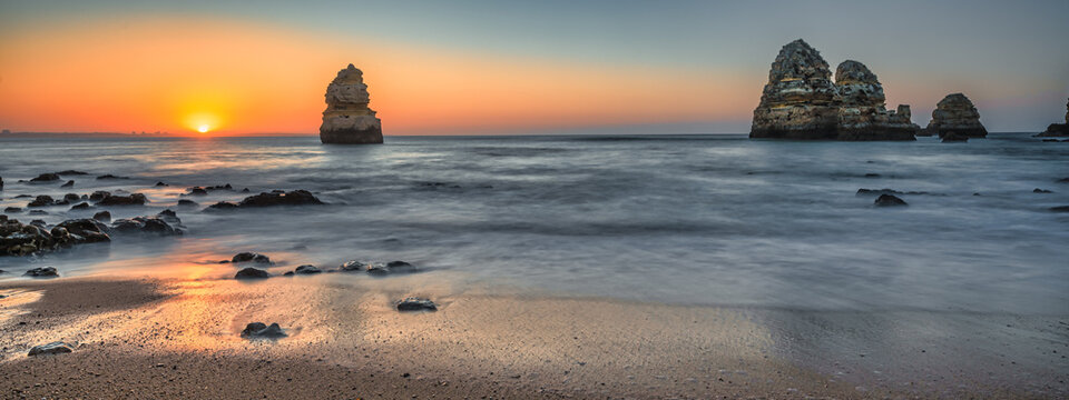 sunset at the beach