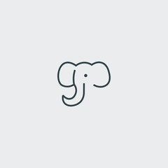 Obraz premium illustration of an elephant, svg ,illustration,animals