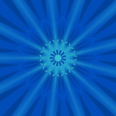 Minimal geometric abstract background. with gradient. Dynamic shape composition. Illustration