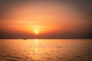 Naklejka na ściany i meble Sunset in Persian Gulf