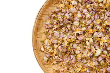 Dried jasmine flowers for tea