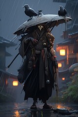 Mystic Fighter in the streets of Japan