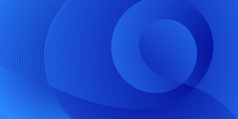 abstract  blue wave gradient background for business