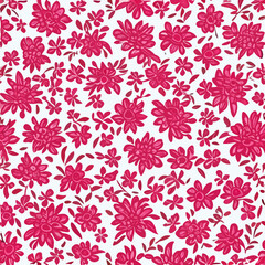 seamless pattern with flowers