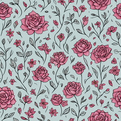 seamless floral pattern