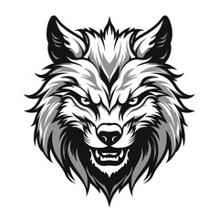 Wolf head logo vector - Animal Brand Symbol