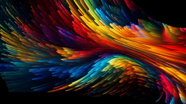 highly abstract adaption background