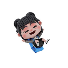 3d render education illustration