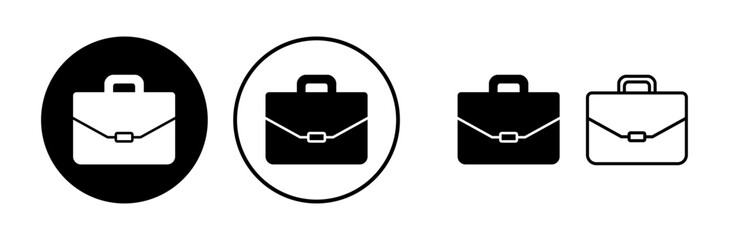 Briefcase icon vector. Portfolio vector icon. suitcase icon