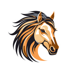 Horse head logo vector - Animal Brand Symbol