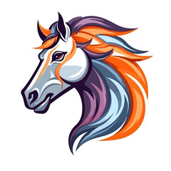 Horse head logo vector - Animal Brand Symbol