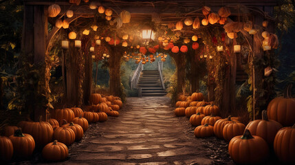 Whimsical Pumpkin Patch