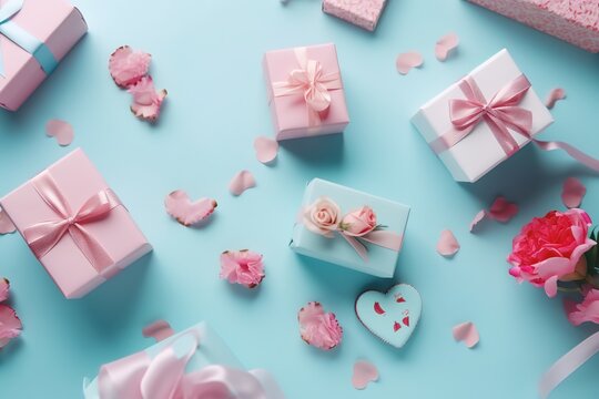 Present Perfection: Well-Wrapped Gift Packaging with a Stellar Backgr"Festive Gift Pucket Momentsound