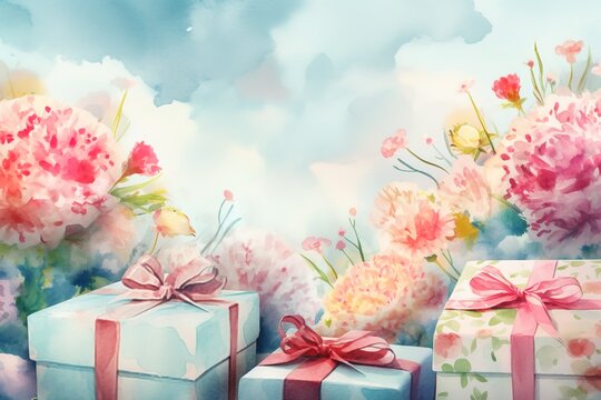 Present Perfection: Well-Wrapped Gift Packaging with a Stellar Backgr"Festive Gift Pucket Momentsound