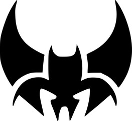 black evil head icon