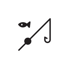 Fishing Food Rod Icon