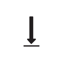 Align Arrow Bottom Icon