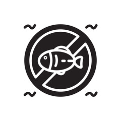 Ban Fish Fishing Icon