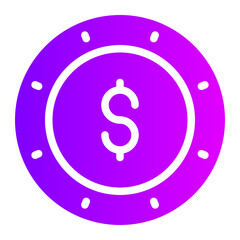 money gradient icon