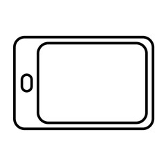 タブレットのラインアイコン