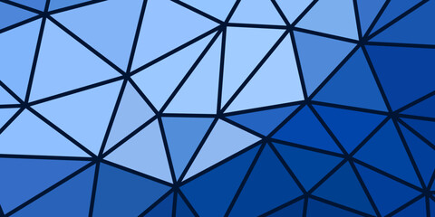 Obraz premium abstract geometric blue colorful background with triangles shape