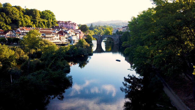Sunset view over Amarante