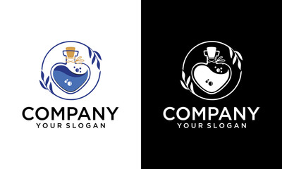 love potion. Rpg fantasy magic spell heart elixir. Chemistry glass bulb, pink liquid. Witch alchemy bottle, love vial. Aphrodisiac flask. Love formula. Marriage love potion. Vector illustration.