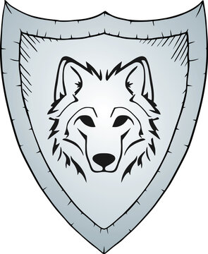 Medieval shield illustration