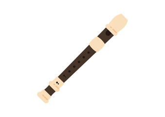 アルトリコーダーのイラスト　線画なし