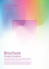 Cover design template for brochure, annual report, magazine, poster. Minimal abstract cover design.
