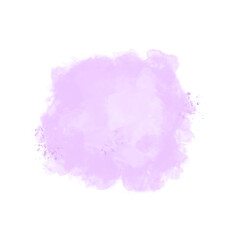 Abstract light lilac watercolor stain texture background