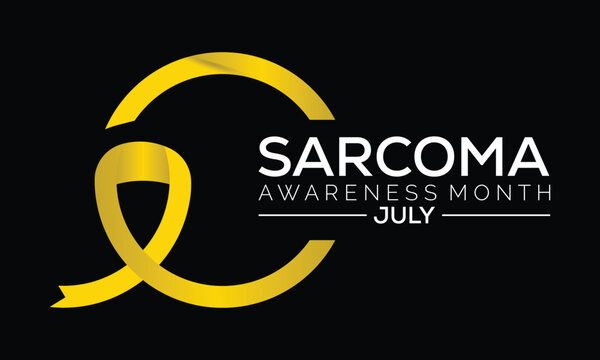 Sarcoma cancer awareness month is observed every year in July,, Bladder Cancer, Bone Cancer, background. Vector illustration.