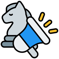 promotion outline color icon