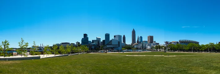 Fotobehang Cleveland skyline © Dylan