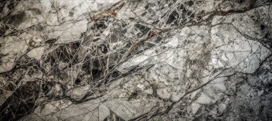 White marble nature stone texture surface background. Generative AI technology.