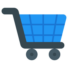 shopping cart flat icon