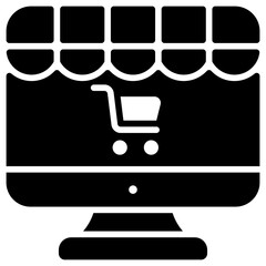 ecommerce glyph icon