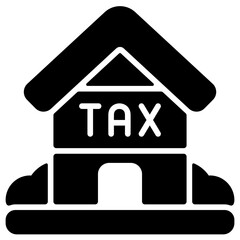 property tax glyph icon