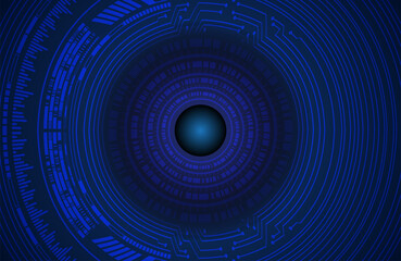 eye cyber circuit future technology concept background