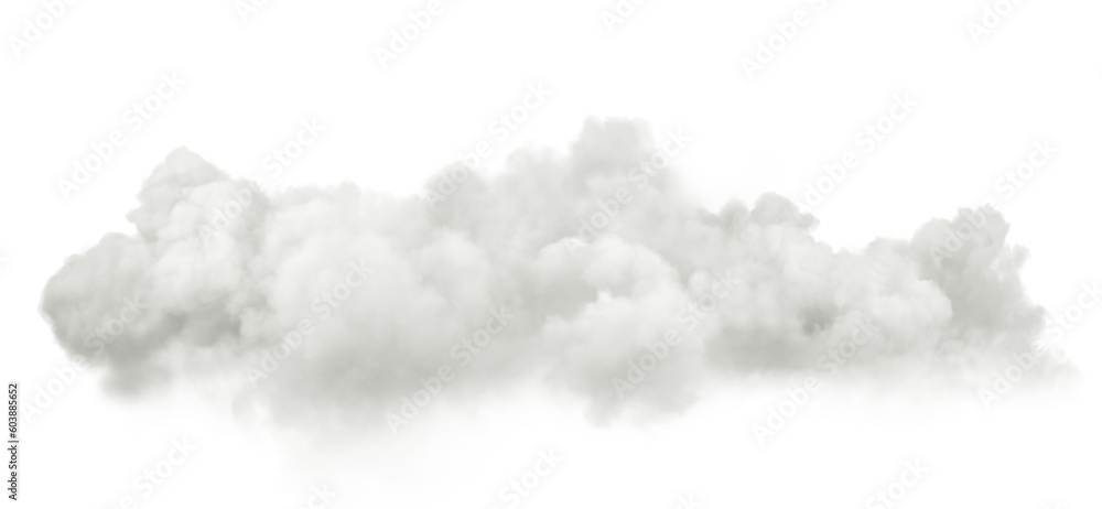 Poster realistic isolated soft clouds clip art 3d render png
