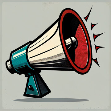 recommend clip art: Loudspeaker icon clip art, vector, illustration