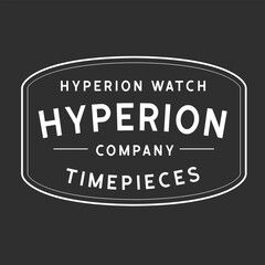 vintage watch logo industry