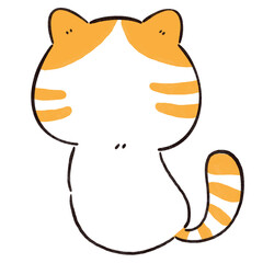 Cute cat family. Wish you happy on international cat day.