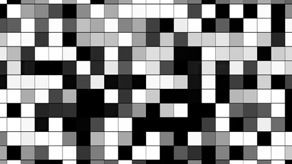 Beautiful illustration of black and white checkerboard