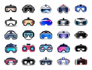 Virtual Reality Goggles Sticker Sheet