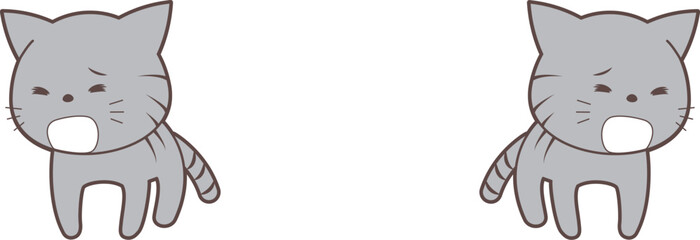 気持ち悪くて吐きそうな猫