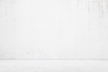 Wall interior background, studio and backdrops show products. with leaf shadow from window color grey and white. background for text insertion and presentation of product	