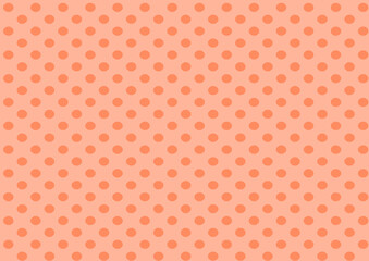 ドット　オレンジ　背景素材